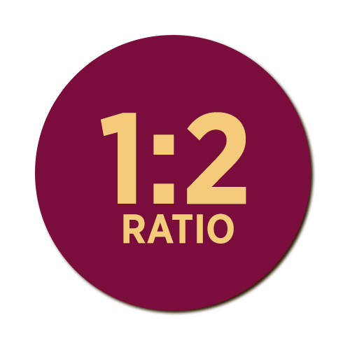 1:2 Ratio