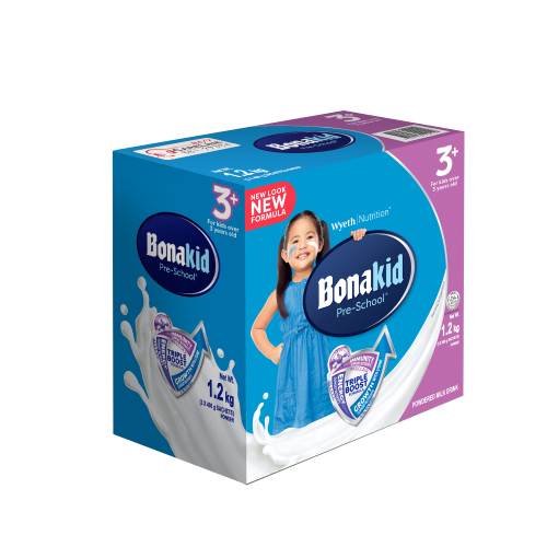 Bonakid Pre School Three Plus 1.2kg Left 3D View