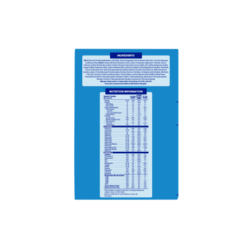 Bonakid Preschool Plus 2.4kg Nutritional Contents