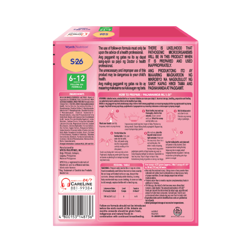 s26 promil 6-12 months