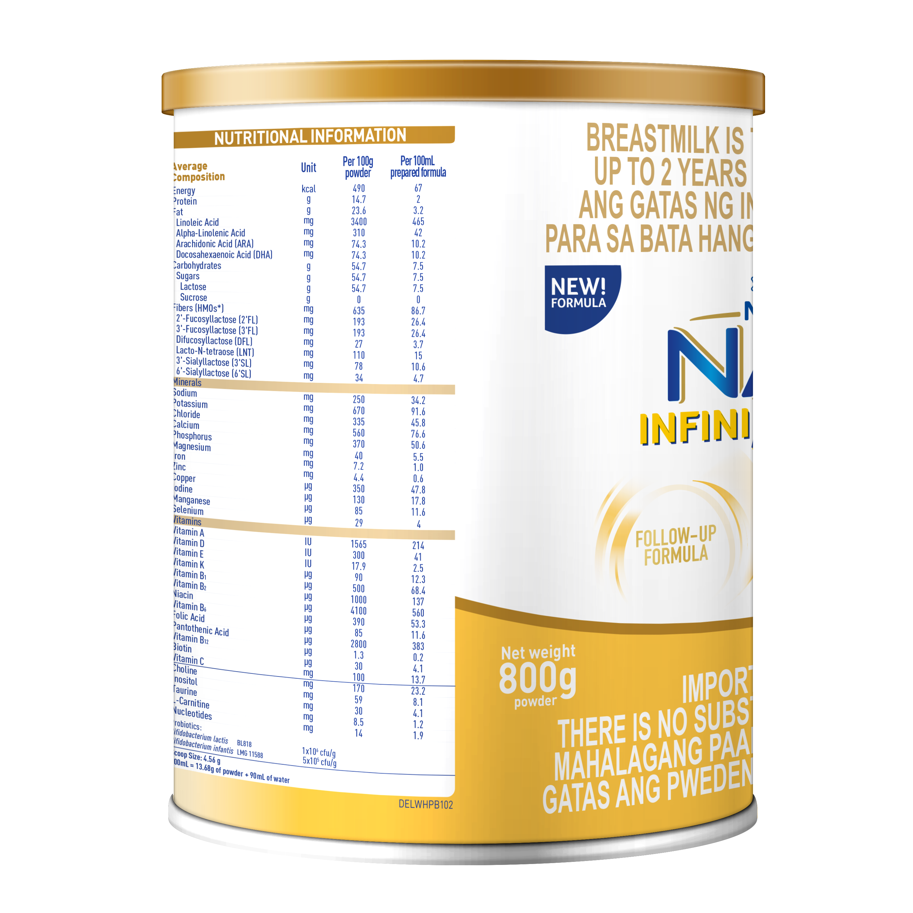 NAN Infinipro Stage 2 800g