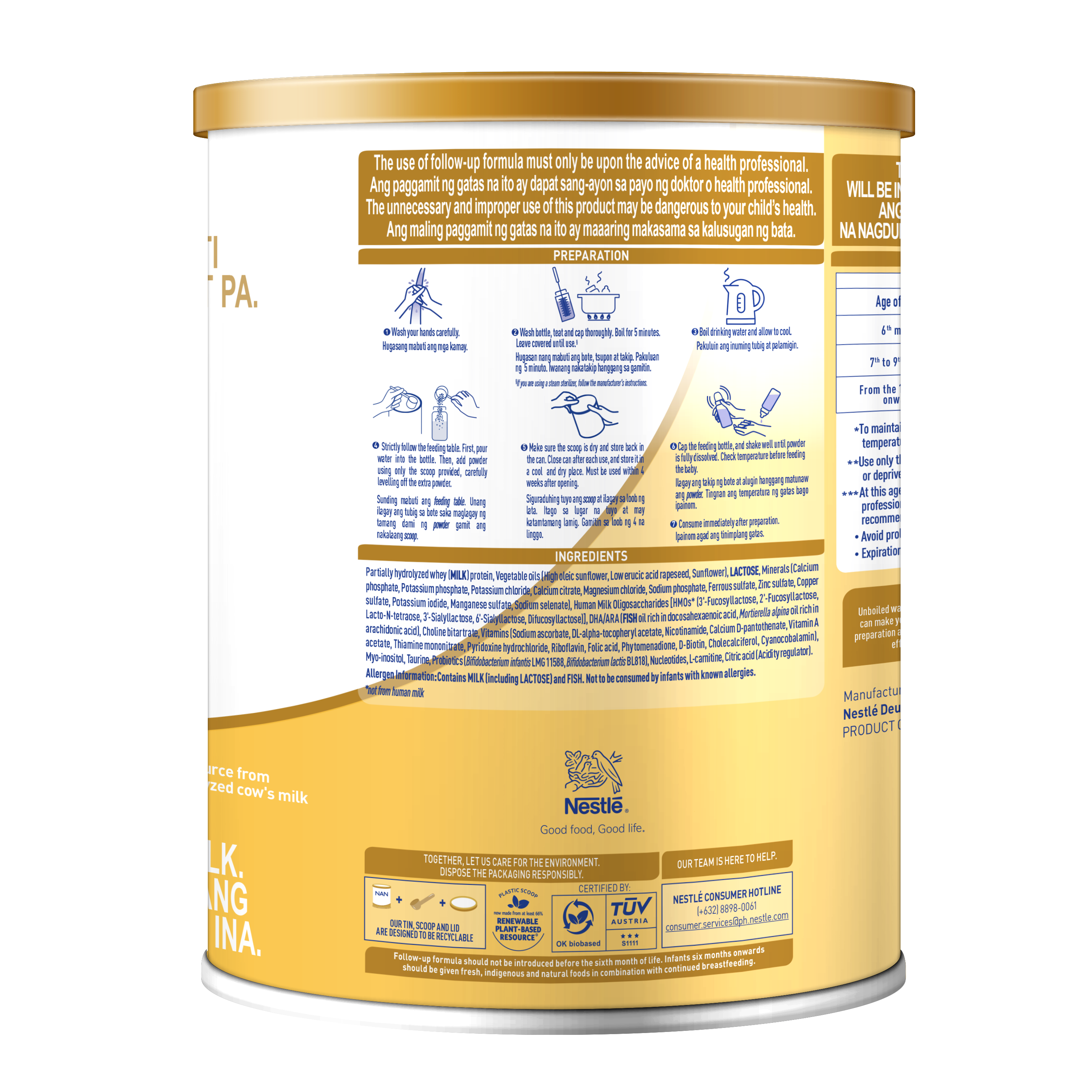 NAN Infinipro Stage 2 800g