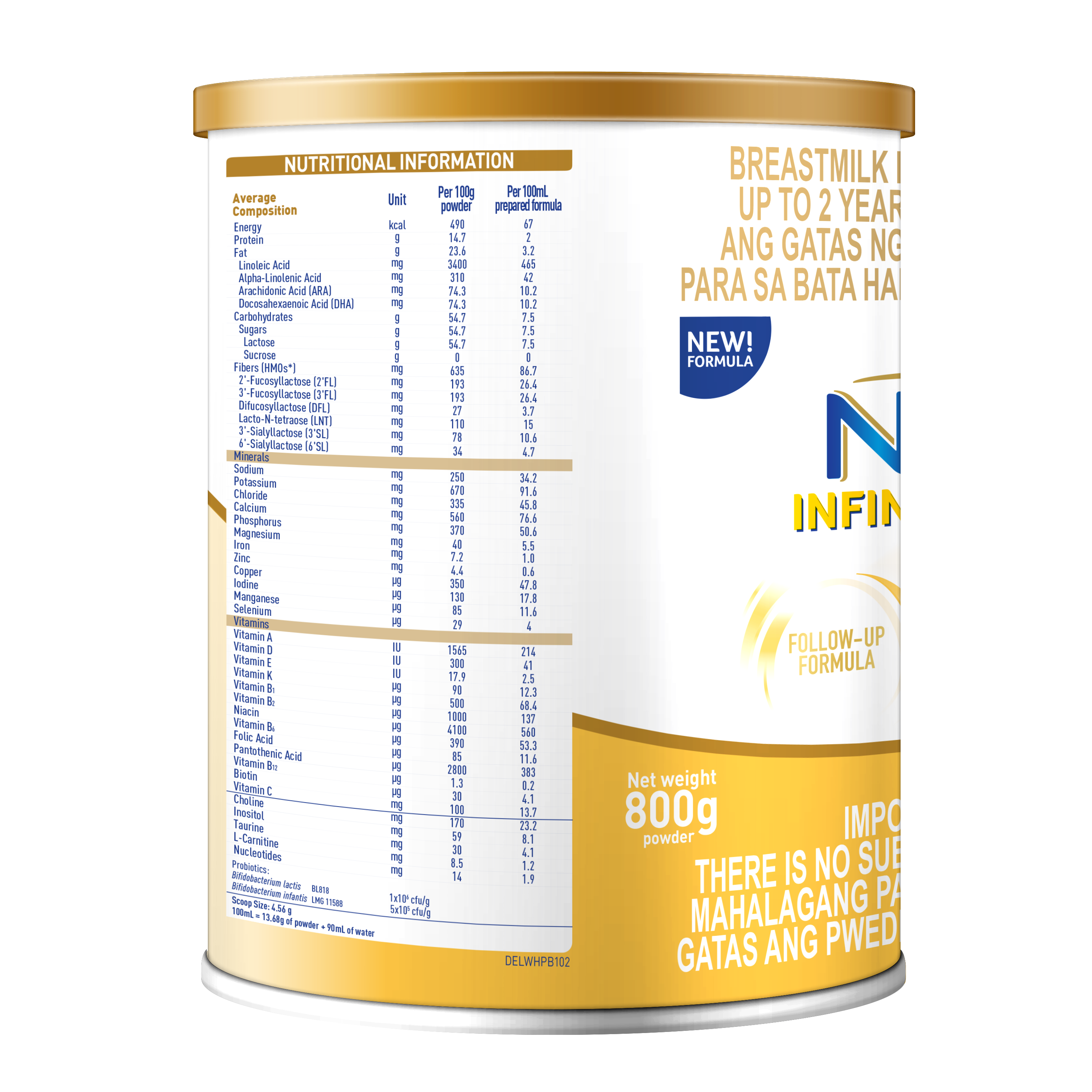 NAN InfiniPro Stage 3 800g