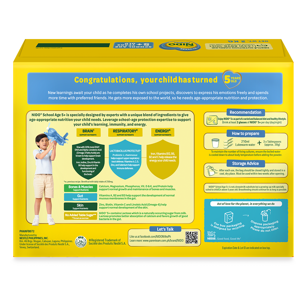Nido5 2kg back
