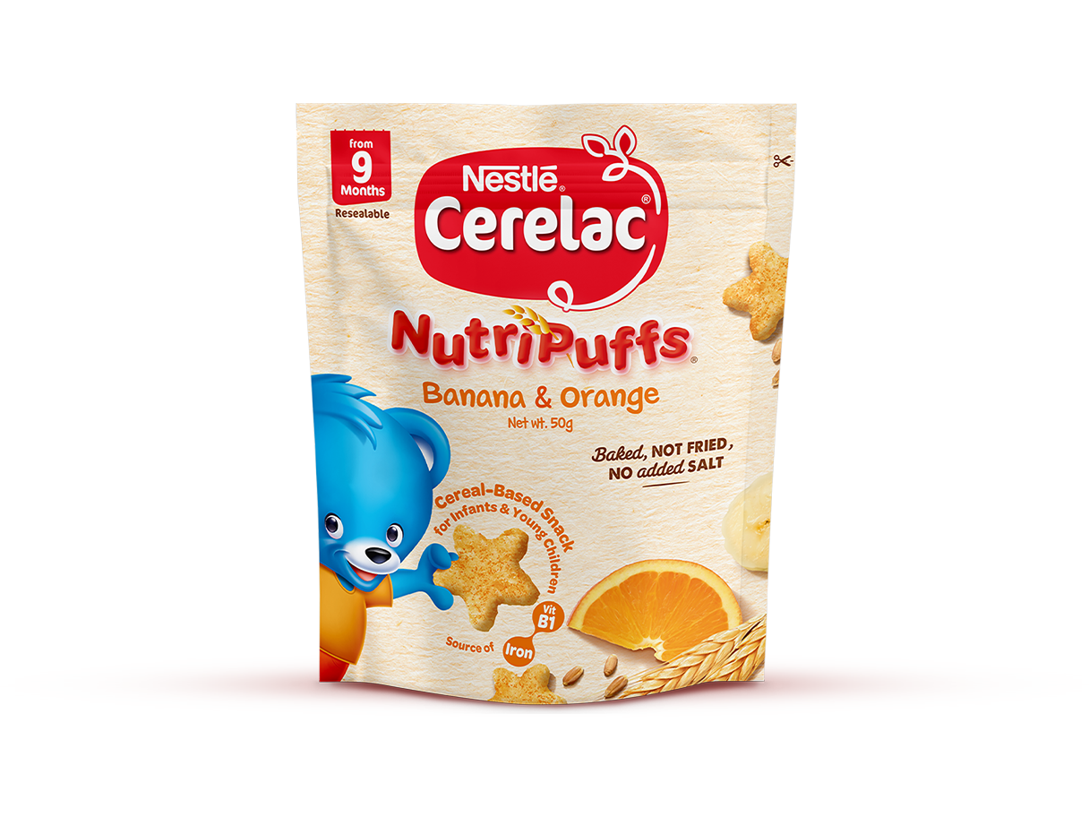 CERELAC® Nutripuffs Banana & Orange
