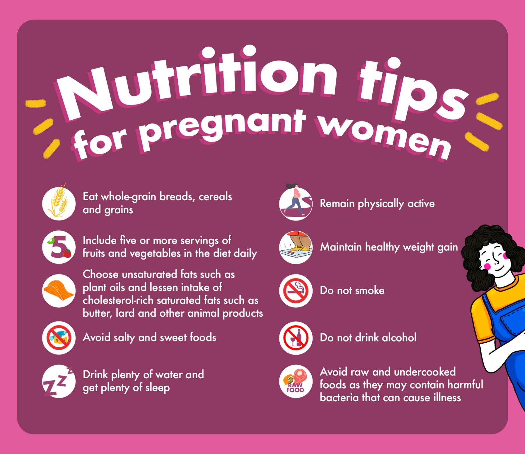 Nutrition for pregnant women, nutrition tips for pregnant women