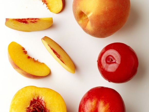 Bite-sized, soft-cooked fruits