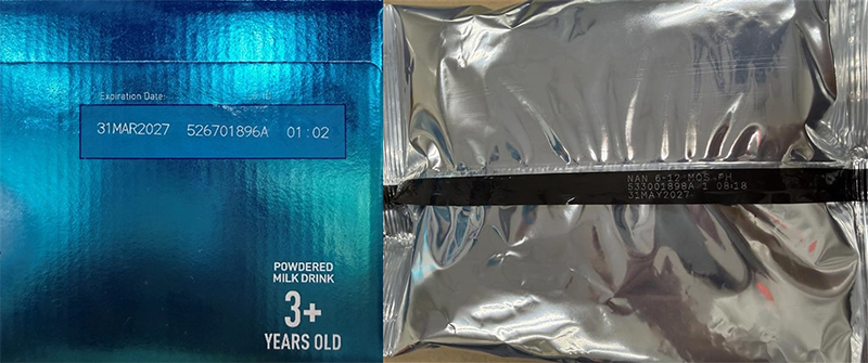 Carton and Pack Batch Number