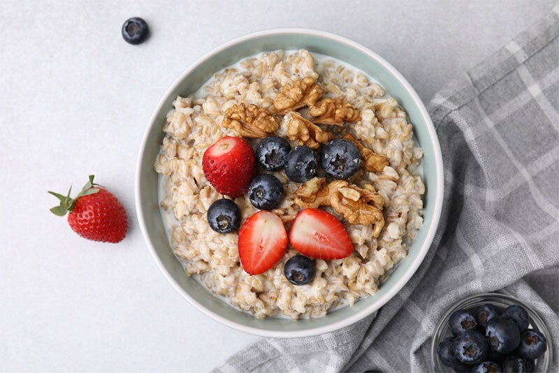 Oatmeal with fruit