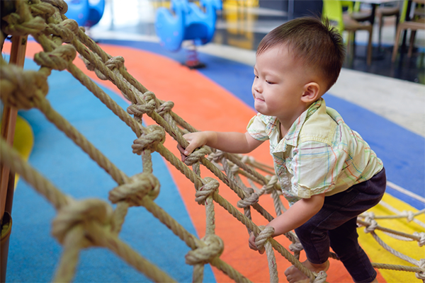 Active play like running, climbing or jumping, allows your child to practice and improve their motor skills.