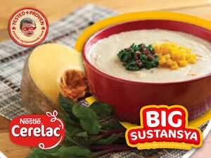 Alugbati with Kabasustansya Cerelac Recipe