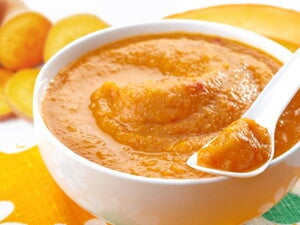CERELAC WITH SQUASH-KAMOTE TOPS PUREE