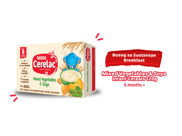 CERELAC Mixed Vegetables & Soya Infant Cereal 120g