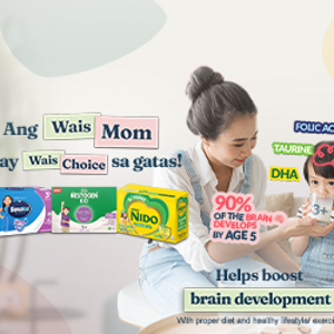 Ang Wais Mom may Wais Choice sa gatas!