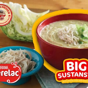 Blended Chicken n’ Cabbage with Cerelac Recipe