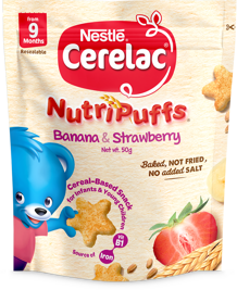 Cerelac Nutripuffs Banana and Strawberry