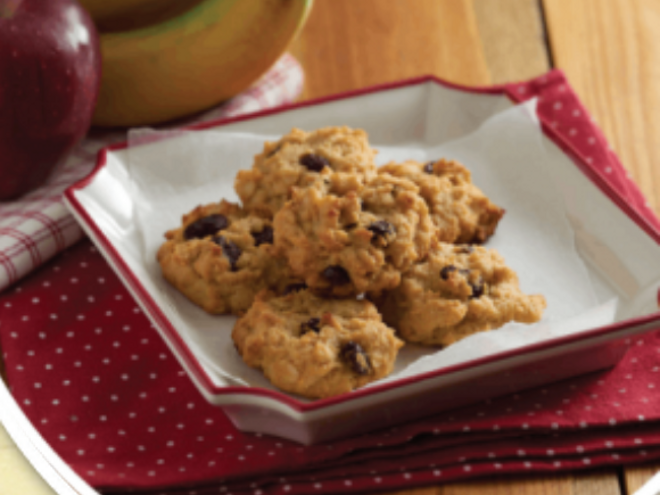 apple banana cookies with raisins