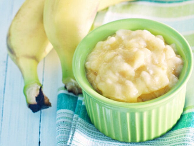 MASHED BANANA AND CERELAC MASHED BANANA AND CERELAC