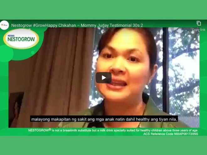 Generic Video Nestogrow #GrowHappy Chikahan – Mommy Juday Testimonial 30s 2