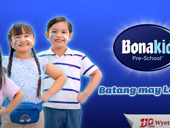 Ang Batang Laban-Ready sa paglaki, sa mataas, di aatras! Pag 3 pataas, mag Bonakid Pre-School 3+!