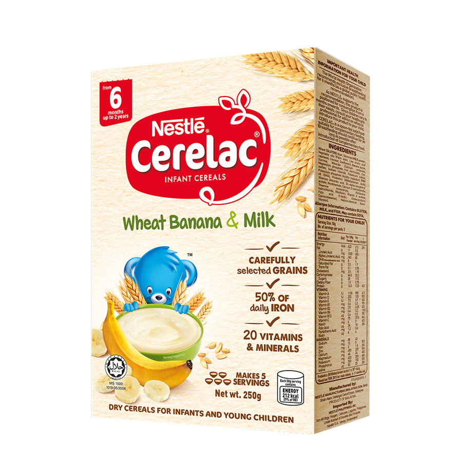 Cerelac Wheat Banana & Milk 250g