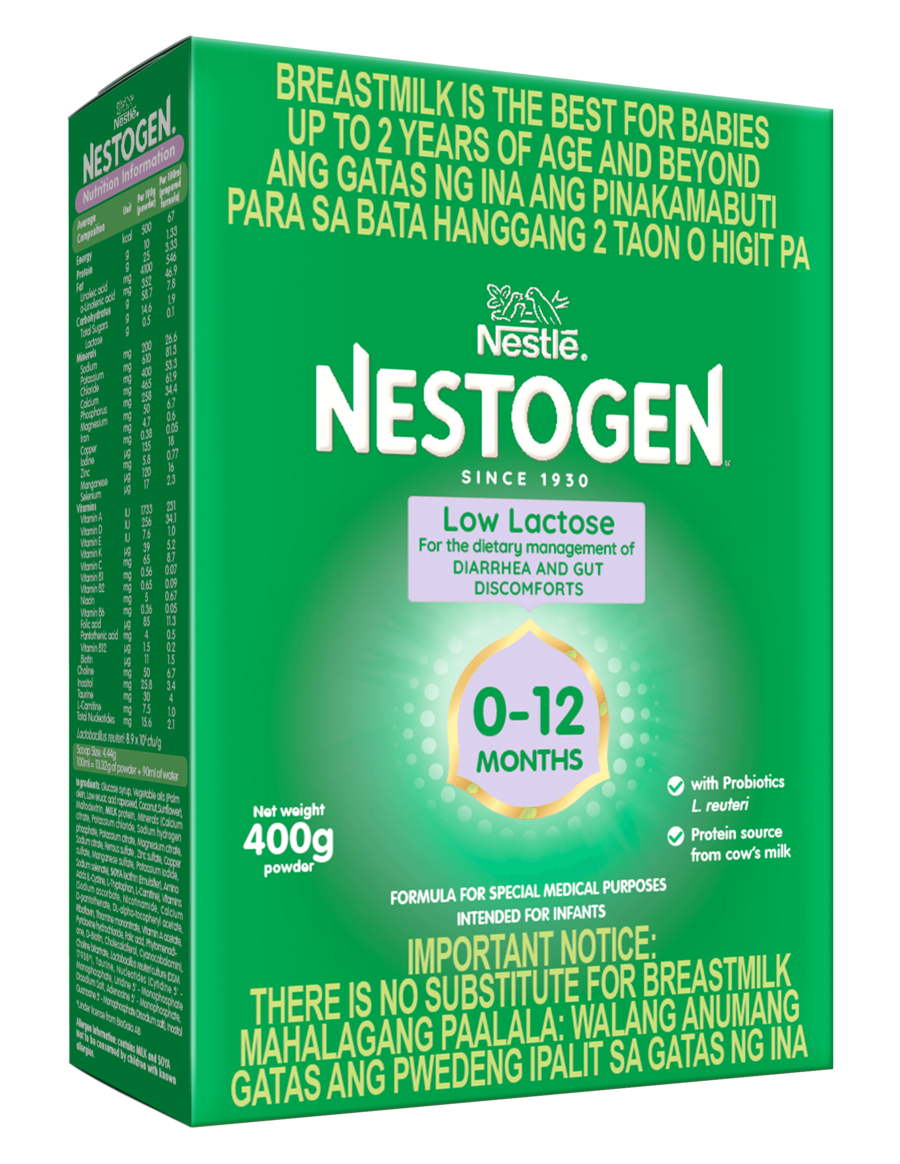 Nestogen Low Lactose 0-12 Months​ Front Shot