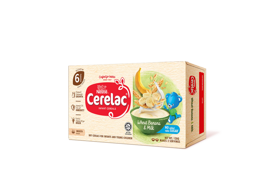 CERELAC Wheat Banana & Milk with No Added Table Sugar