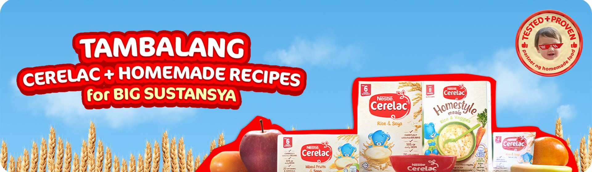 Tambalang  CERELAC® + Homemade Recipes
