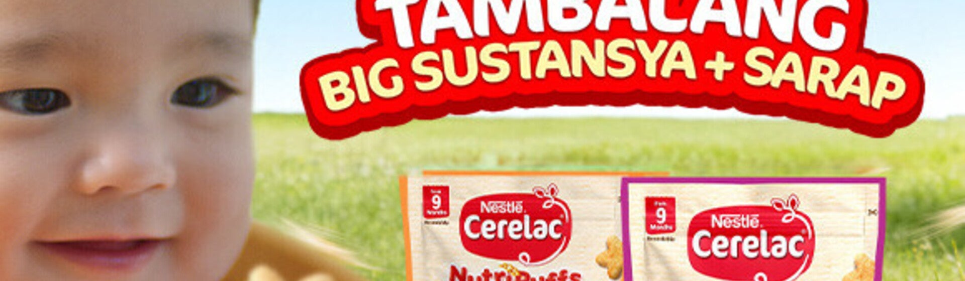 CERELAC® Nutripuffs brings together the perfect tambalan of BIG SUSTANSYA + SARAP