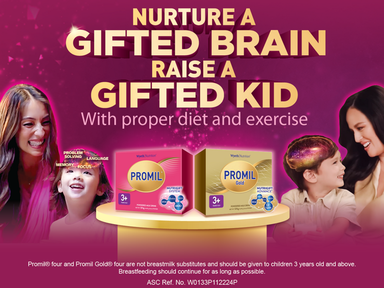 Nurture a GIFTED BRAIN, Raise a GIFTED KID with Promil