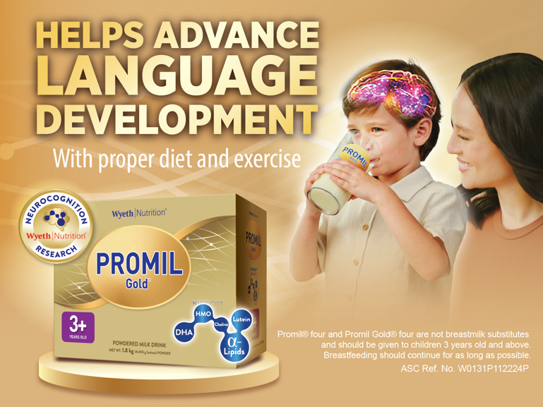 Promil Gold helps advance language development