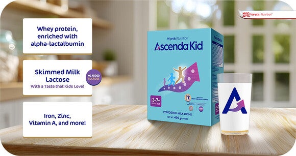 Trusting Wyeth Ascenda® Kid Built on Science. Trusted by Moms.