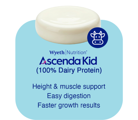 AscendaKid Height & muscle support Easy digestion Faster growth results