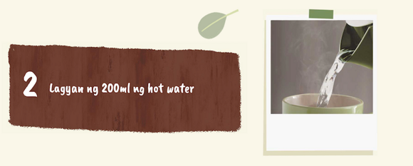 Mommalove step 2 Lagyan ng 200ml ng hot water