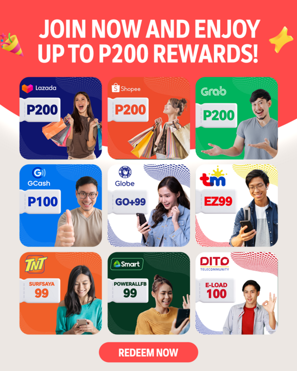 Join Now and Enjoy up to 200 rewards