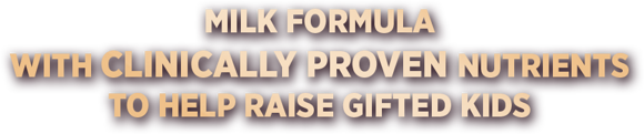 Promil Milk Formula Title MILK FORMULA WITH CLINICALLY PROVEN NUTRIENTS TO HELP RAISE GIFTED KIDS