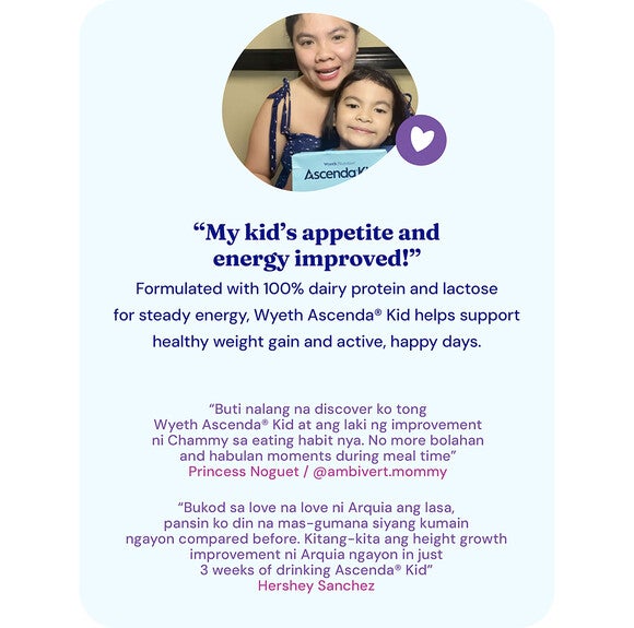 My kid’s appetite and  energy improved!