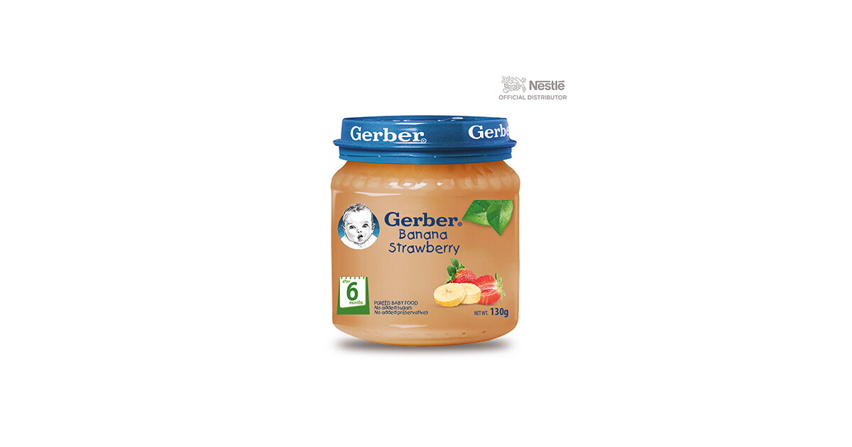 Gerber banana strawberry sales